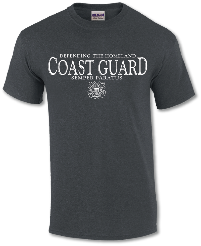 Coast Guard Mens Defending Homeland Short Sleeve T-Shirt