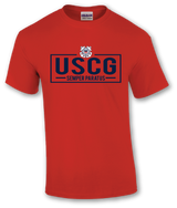 Coast Guard Mens Semper Paratus Short Sleeve T-Shirt