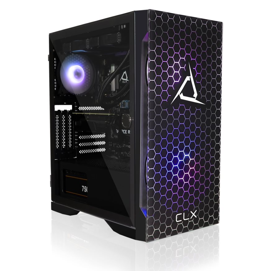 CLX SET Gaming Desktop - Liquid Cooled Intel Core i7 12700KF