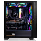 CLX SET Gaming Desktop - Liquid Cooled AMD Ryzen 9 5900X 3.7GHz 12-Core Processor, 32GB DDR4 Memory, GeForce RTX 3090 24GB GDDR6X Graphics, 500GB M.2 NVMe SSD, 4TB HDD, WiFi, Black CLX Edition Sakara ATX Mid-Tower 6 RGB Fans, Windows 11 Home 64-bit