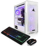 CLX SET Gaming Desktop - Liquid Cooled AMD Ryzen 9 5950X 3.4GHz 16-Core Processor, 64GB DDR4 Memory, GeForce RTX 3090 Ti 24GB GDDR6X Graphics, 1TB M.2 NVMe SSD, 6TB HDD, WiFi, White P500A ATX Mid-Tower 7 RGB Fans, Windows 11 Home 64-bit