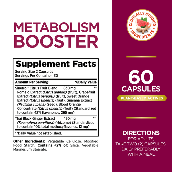 Nature's Bounty Optimal Solutions Metabolism Booster Capsules - 630mc - 60 Count