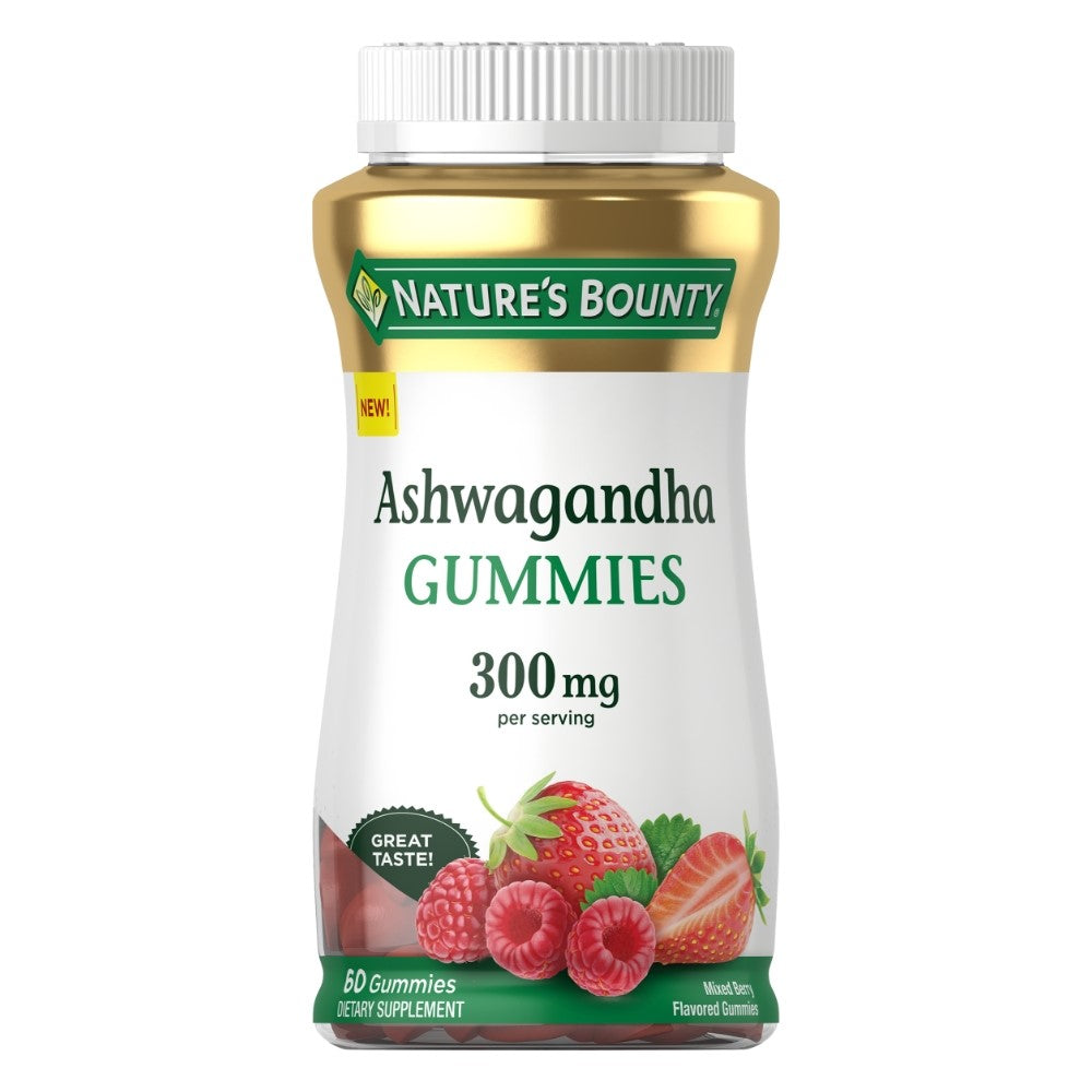 Nature's Bounty Ashwagandha Gummies - 300mg - 60 Count