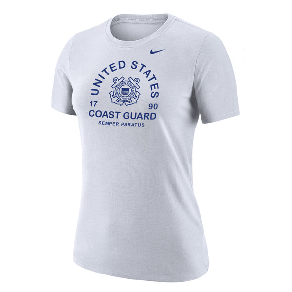 Coast Guard Nike Womens Cotton Short Sleeve T-Shirt