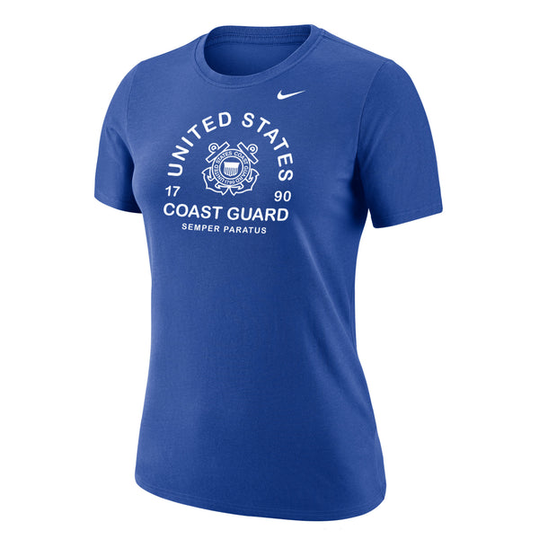 Coast Guard Nike Womens Cotton Short Sleeve T-Shirt