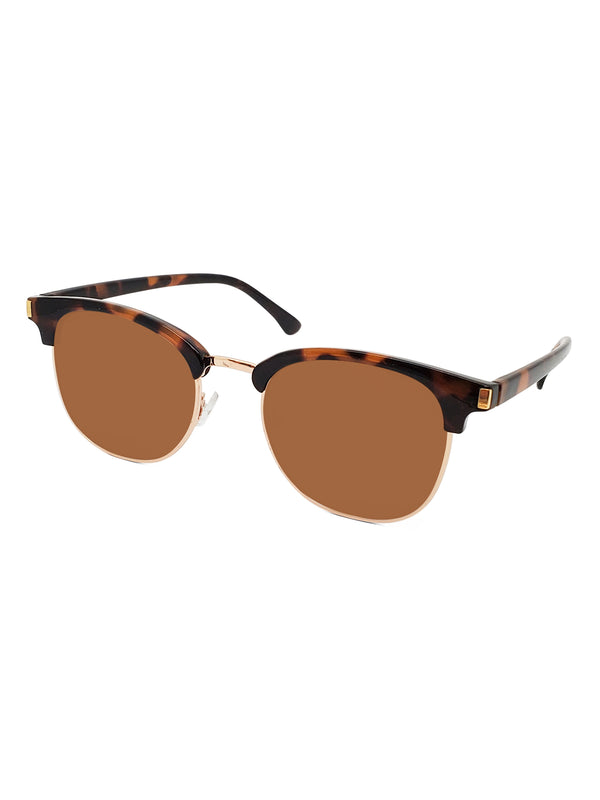 Fantas-Eyes Womens Club 22 Non-Polarized Sunglasses - Tort