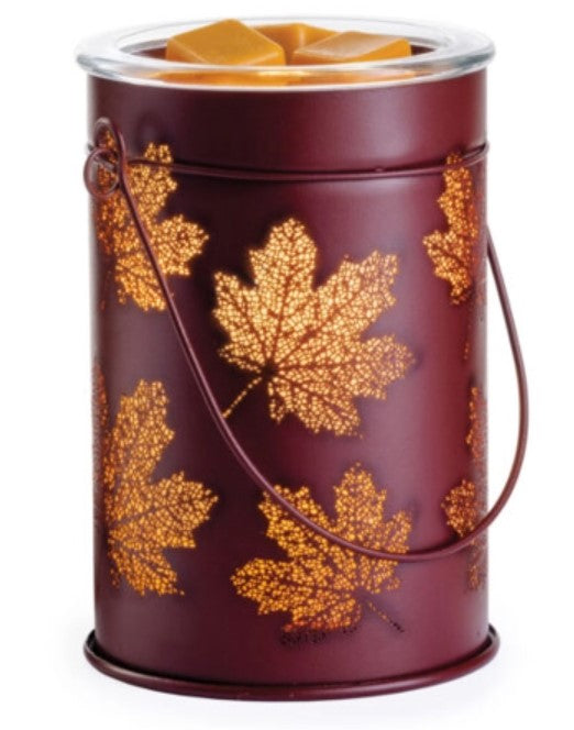 Candle Warmers Ect. Fall Leaves Vintage Style Illumination Fragrance Warmer