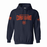 Coast Guard Mens Emblem 3-Hit Hoodie Sweatshirt
