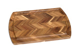 Lipper International Acacia Herringbone Cutting Board