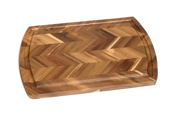 Lipper International Acacia Herringbone Cutting Board