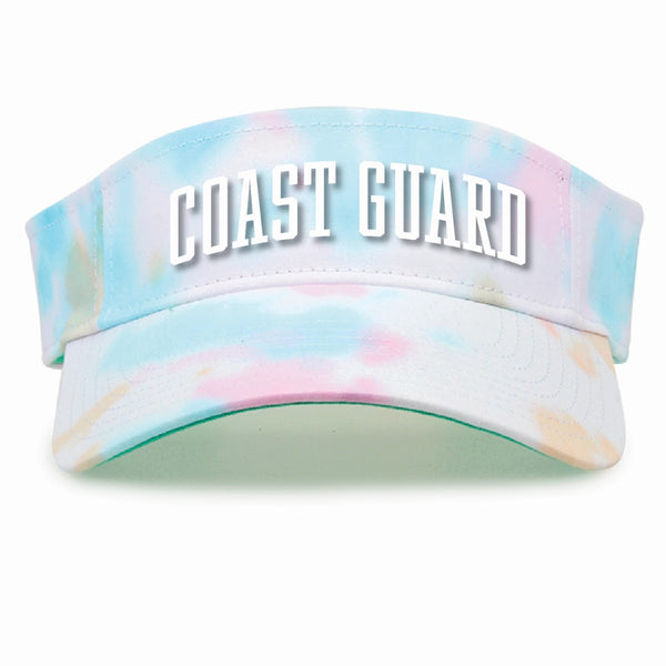 Coast Guard Sorbet Tie-Dye Visor