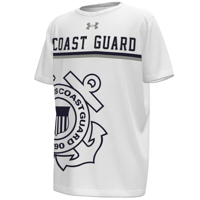 Coast Guard Under Armour Youth SP24 Gameday MTO Short Sleeve T-Shirt
