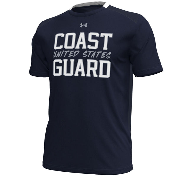 Coast Guard Under Armour Mens SP24 Gameday Challenger Short Sleeve T-Shirt