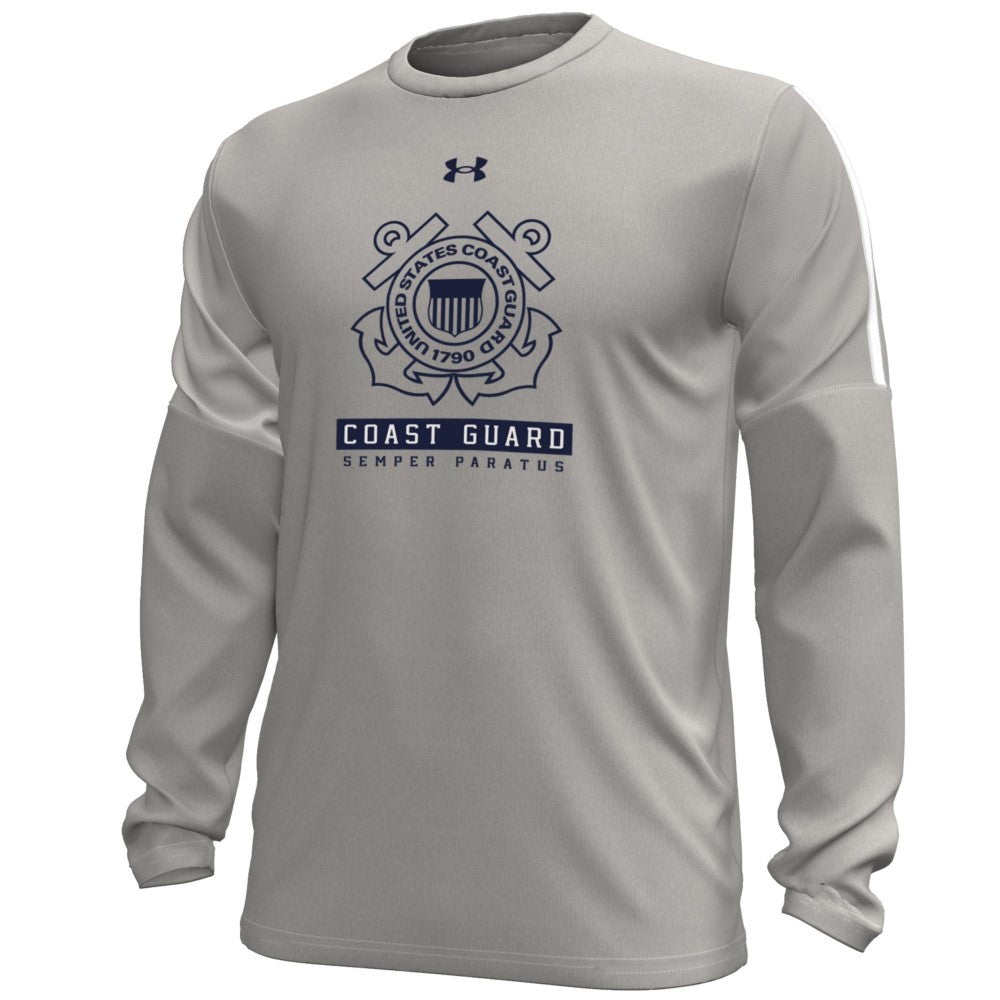 Coast Guard Under Armour Mens SP24 Gameday Challenger Long Sleeve T-Shirt
