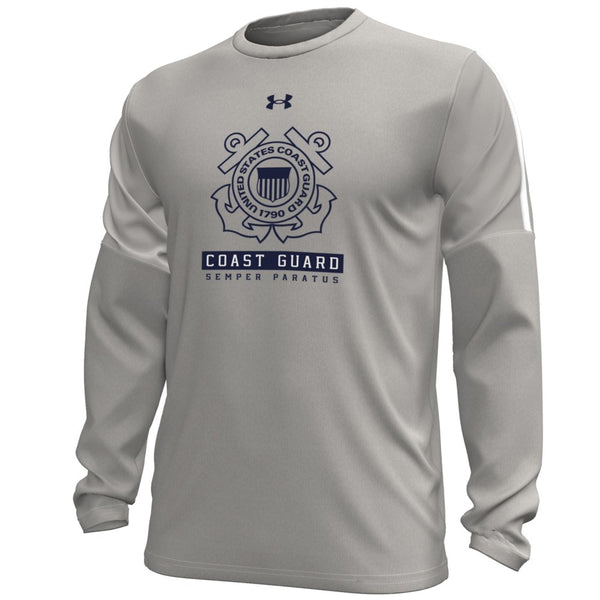 Coast Guard Under Armour Mens SP24 Gameday Challenger Long Sleeve T-Shirt