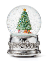 Lenox Reed and Barton Christmas Tree Musical Snow Globe