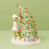 Lenox Merry Grinchmas Trimming The Tree Light-Up Figurine
