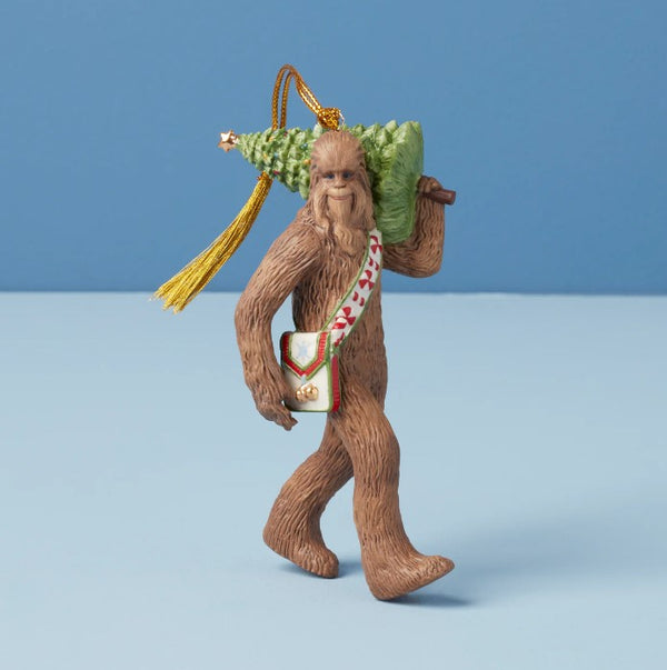 Lenox Chewbacca With Christmas Tree Ornament