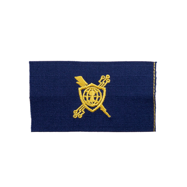 Vanguard CG Collar Device Blue Sew On WO Cyber Mission Management