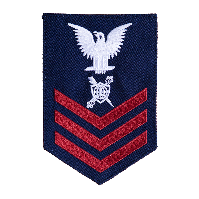 Vanguard CG RTE E-6 Red/Blue Serge CMS Cyber Mission Specialist