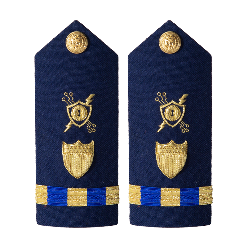 Vanguard CG Hard Shoulder Board Male WO-3 Cyber Mission Management