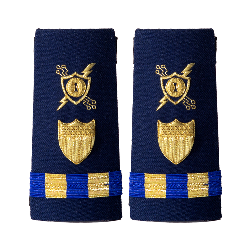 Vanguard CG Enhanced Shoulder Board Male WO-2 Cyber Mission Management