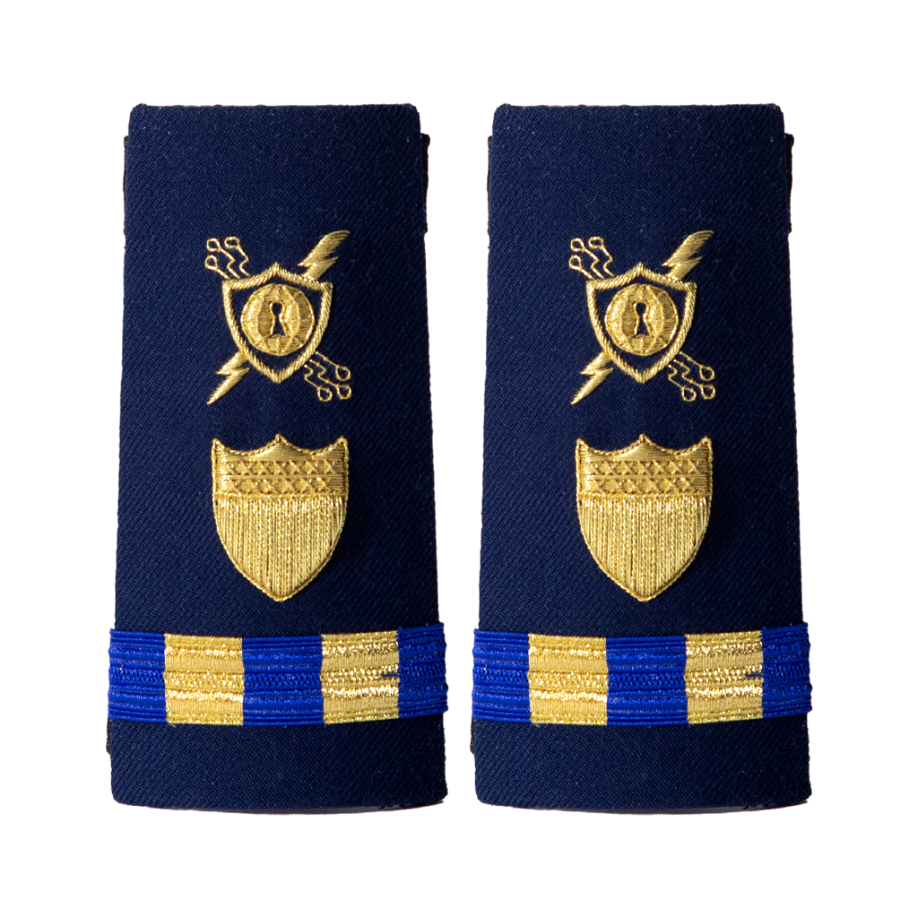 Vanguard CG Enhanced Shoulder Board Female WO-2 Cyber Mission Management