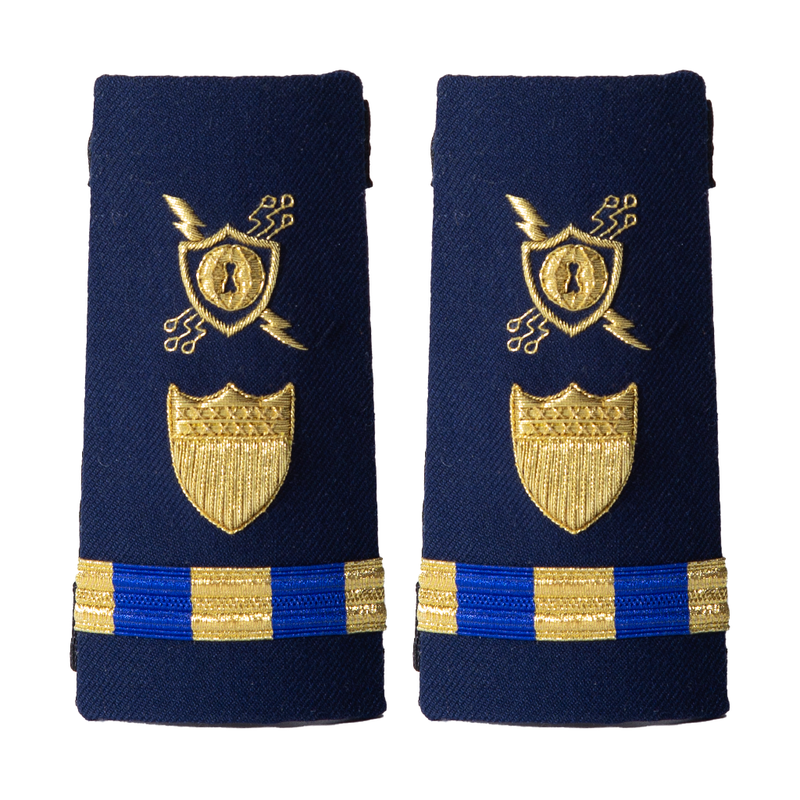 Vanguard CG Enhanced Shoulder Board Male WO-3 Cyber Mission Management