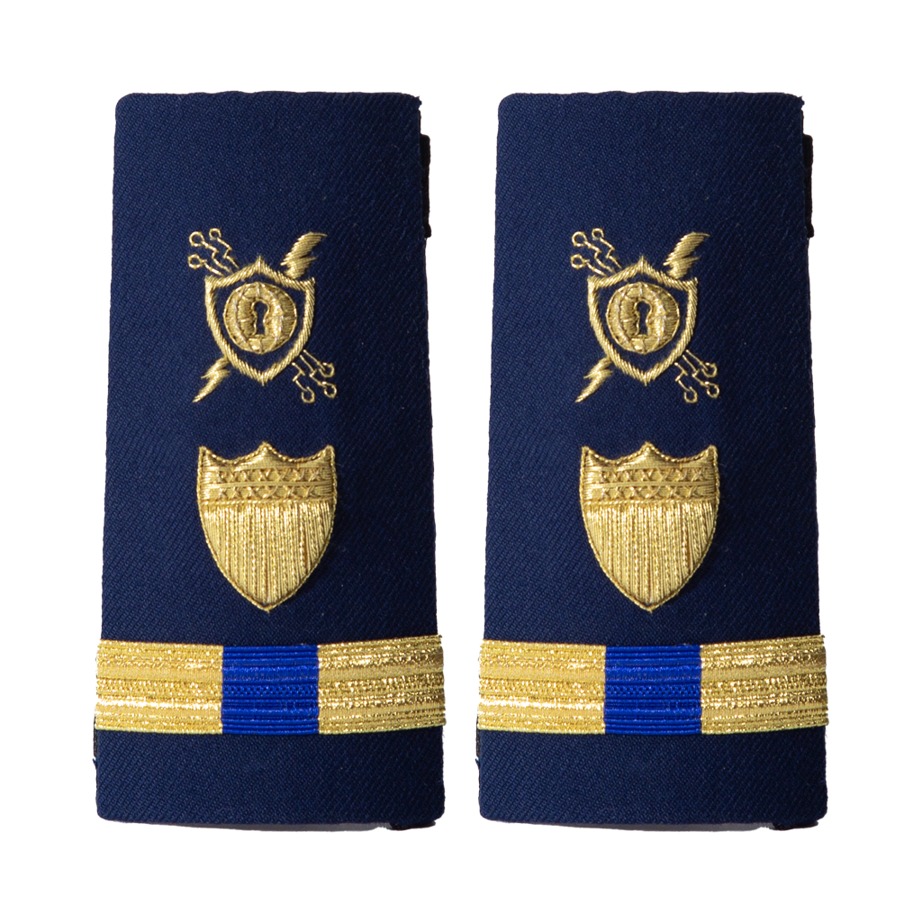 Vanguard CG Enhanced Shoulder Board Male WO-4 Cyber Mission Management