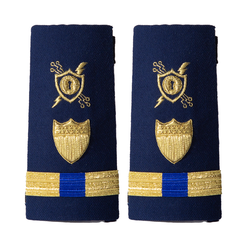 Vanguard CG Enhanced Shoulder Board Male WO-4 Cyber Mission Management