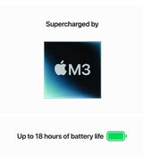 Apple MacBook Air 13-inch Laptop M3 chip Built for Apple Intelligence 8GB Memory - 256GB SSD