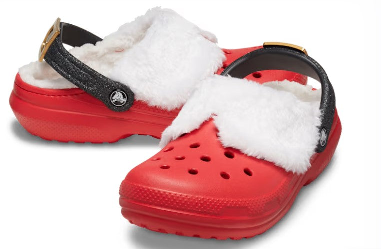 Crocs Womens Classic Lined Santa Clog