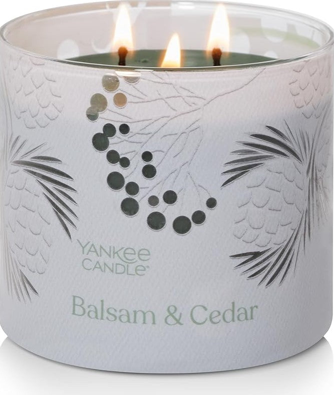 Yankee Candle Balsam & Cedar 3-Wick Candle