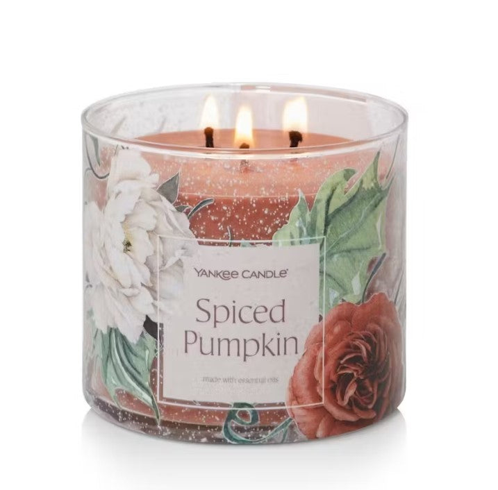 Yankee Candle Spiced Pumpkin 3-Wick Candle