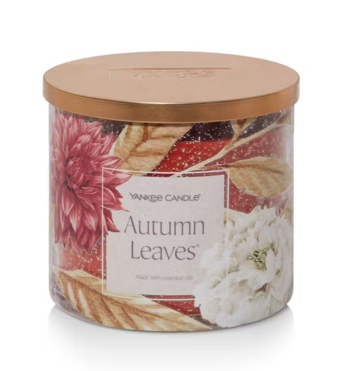 Yankee Candle Autumn Leaves 3 Wick Candle