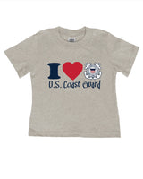 Coast Guard Infant Short Sleeve T-Shirt - I Love CG