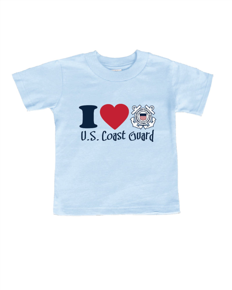 Coast Guard Infant Short Sleeve T-Shirt - I Love CG