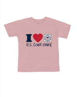 Coast Guard Infant Short Sleeve T-Shirt - I Love CG