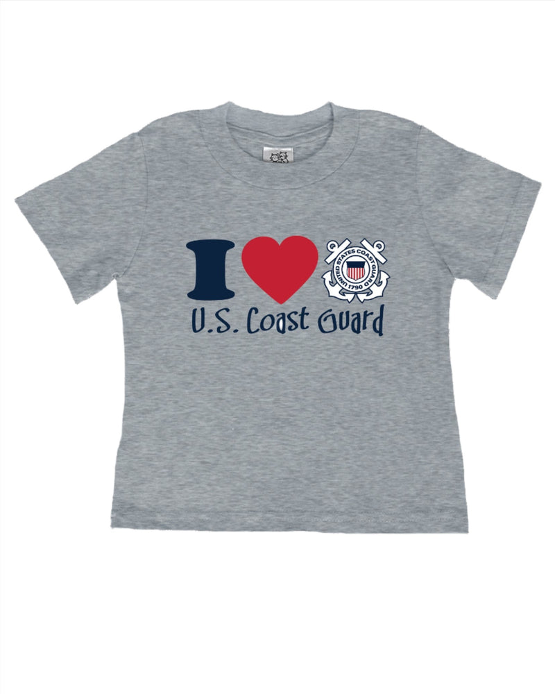 Coast Guard Infant Short Sleeve T-Shirt - I Love CG