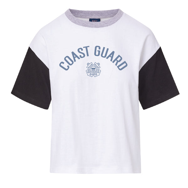 Coast Guard Womens Brynlee Short Sleeve Boyfriend T-Shirt