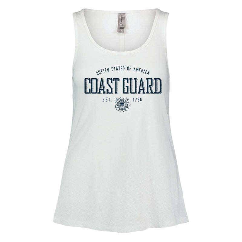 Coast Guard Womens Paris Flowy Tank Top