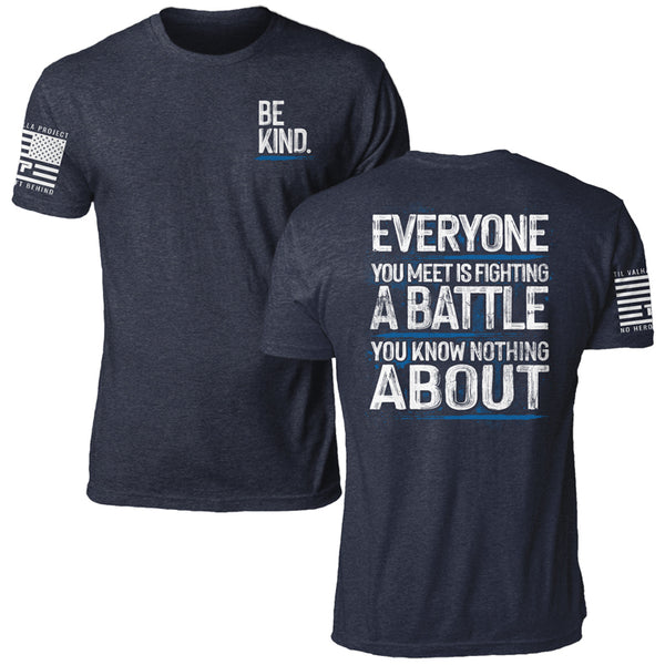 Til Valhalla Project Mens Be Kind Short Sleeve T-Shirt