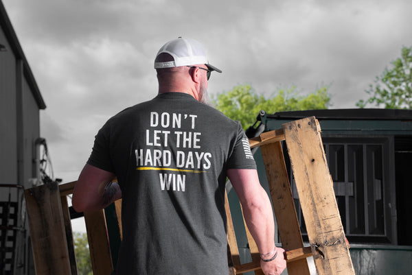Til Valhalla Project Mens Hard Days Short Sleeve T-Shirt