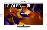 LG 65" Class G4 Series OLED evo 4K UHD Smart webOS TV