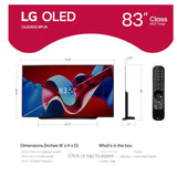 LG 83" Class C4 Series OLED evo 4K UHD Smart webOS TV