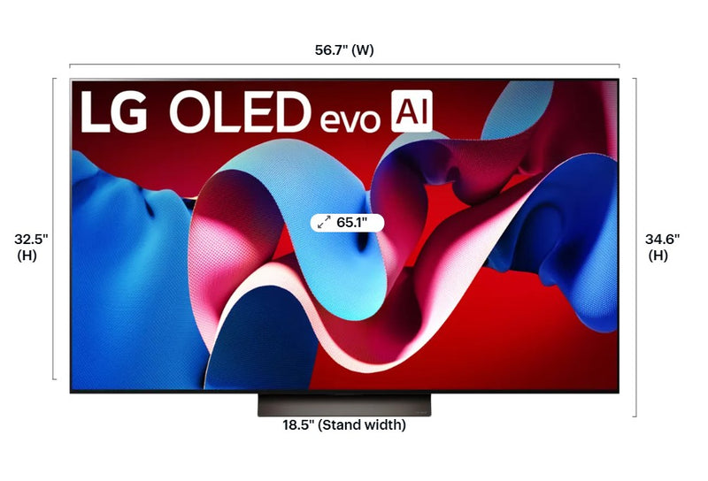 LG 65" Class C4 Series OLED evo 4K UHD Smart webOS TV