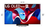 LG 55" Class C4 Series OLED evo 4K UHD Smart webOS TV