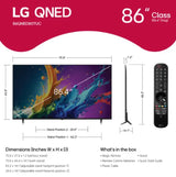 LG 86” Class 80 Series QNED 4K UHD Smart webOS TV