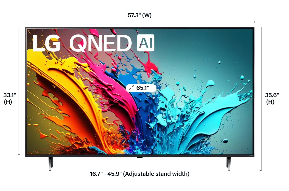 LG 65" Class 85 Series QNED 4K UHD Smart webOS TV