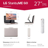 LG StanbyME Go 27” Class LED Full HD Smart webOS Touch Screen